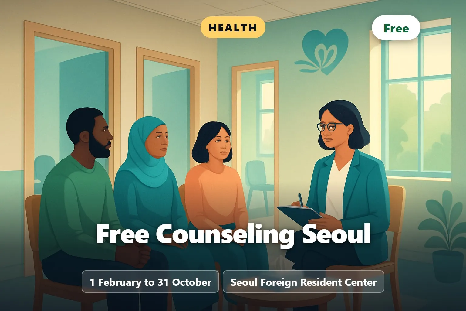 Free Psychological Counseling for Foreign Residents in Seoul (2026)